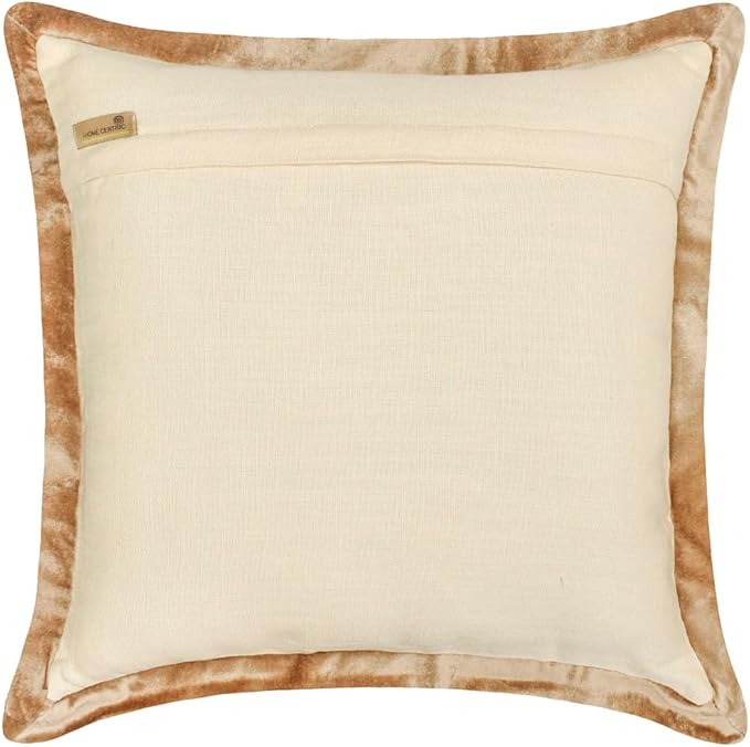 The HomeCentric King/Queen/Twin Beige Decorative King 90"x18" Bed Runner with One Pillow Cover, Damask Bed Scarf on Velvet Fabric - Emmeline
