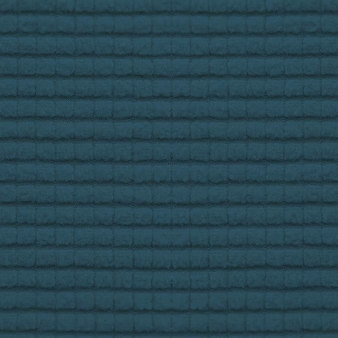 Easy-Going 6 Pieces Recliner Loveseat Stretch Sofa Slipcover Sofa Cover Furniture Protector Couch Soft with Elastic Bottom Kids, Spandex Jacquard Fabric Small Checks Deep Teal