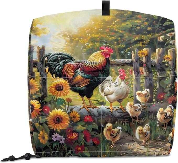 Stand Mixer Cover Waterproof Mixer Dust Cover Fits All Tilt Head & Bowl Lift Models Rooster Sunflower Kitchen Aid Mixer Covers Protector Dust Covers
