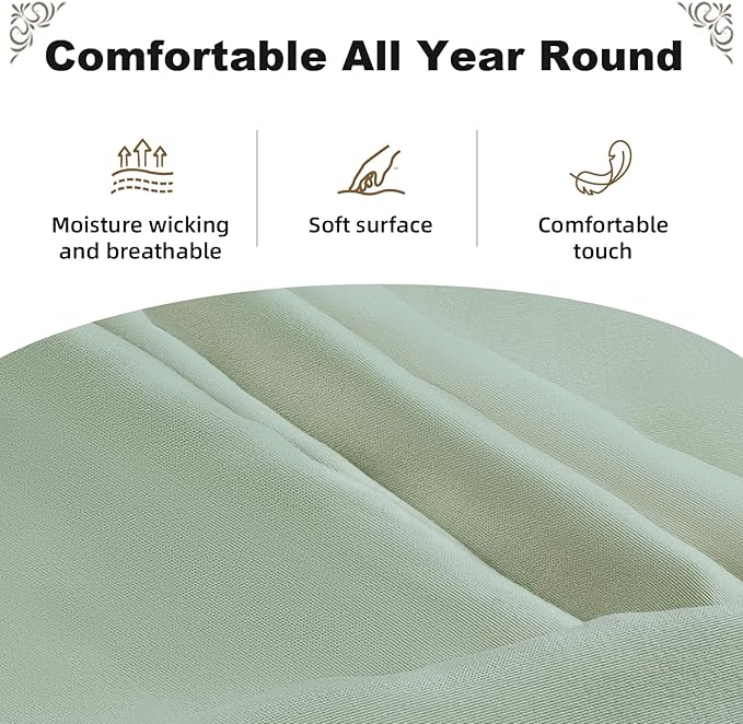 Floor Futon Cover Full Size 82" L x 56" W Japanese Floor Futon Mattress Slipcover Tatami Mats Cover Washable Green