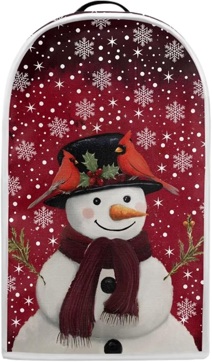 Christmas Blender Cover for Kitchen Waterproof Food Processor Dust Cover with Handle Decorative Coffee Machine Dust Protector Covers for Kitchen Countertop Home Decor