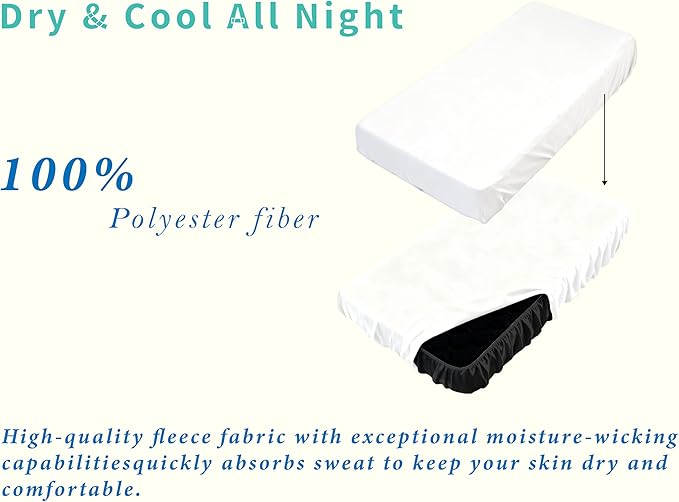 Fitted Sheets 31x75 Inches, 1 Pack Super Soft Microfiber Cot Size Sheet Set for Narrow Twin, Camp Bunk, RV Bed, Army Cot & Trifold Mattress, Breathable Bottom Bed Cover, White