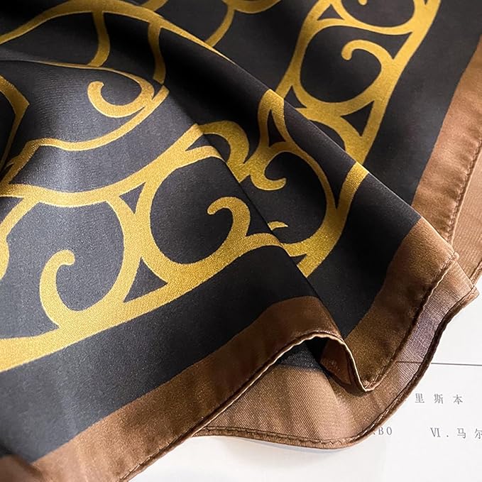Fashion Scarves Scarf 100% Silk Feeling Scarf Silk Like Scarves Long Lightweight Sunscreen Shawls for Women