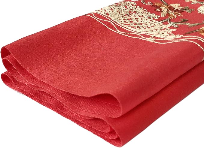 Urban CoCo Women's Embroidered Tassel Long Shawl Oversize Scarf Wraps for Women