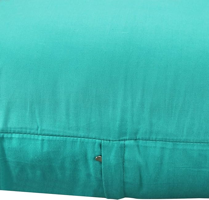4-Pack 100% Cotton Comfortable Solid Decorative Throw Pillow Case,Thmyo Square Cushion Cover Pillowcase Sublimation Blank Pillow Covers DIY Throw Pillowcase for Sofa Bedroom(16x16 inch/ 40x40cm,Green)