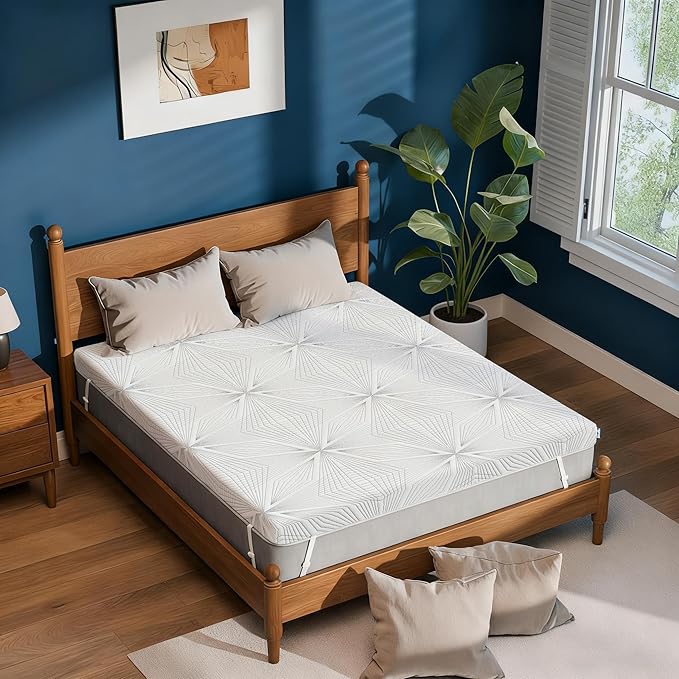 Ballad 3 Inch Gel Memory Foam Mattress Topper Full Size, High Density Cooling Pad with Premium Removable Cover, Pressure Relief Bed Topper, (CertiPUR-US & Oeko-Tex Certified)
