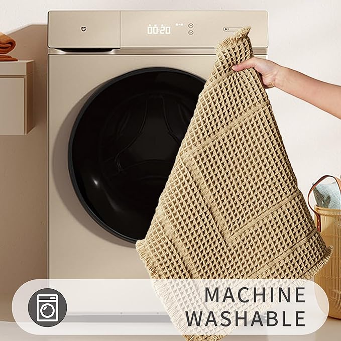 Bath Mats for Bathroom Non Slip,Waffle Luxury Bath Mat,Machine Washable Bath Mat for Shower,Ultra Soft Bathmat,Brown,19"*48"