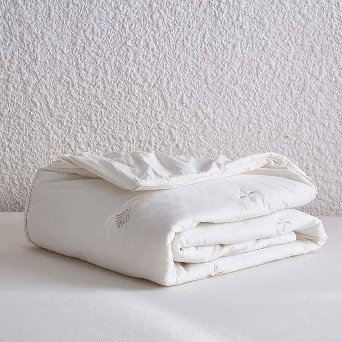 Simple&Opulence Cooling Quilted Mattress Pad – Fitted Sheet Mattress Protector Cover with Elastic Corners, Soft & Breathable, 16 Inch Deep Pocket (Cream Khaki,Queen)