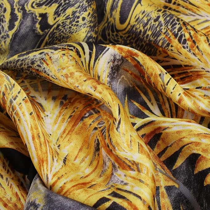 Fashion Scarves Scarf 100% Silk Feeling Scarf Silk Like Scarves Long Lightweight Sunscreen Shawls for Women