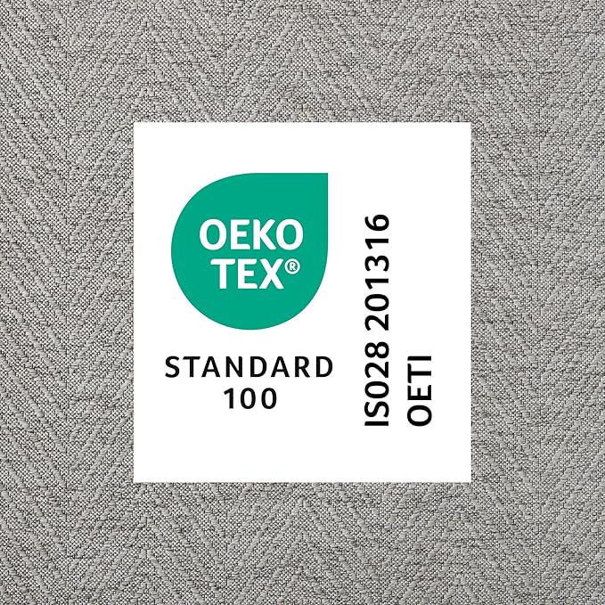TOWN & COUNTRY BASICS Pax Herringbone Textured Solid Everwash® Washable Runner Area Rug, Low Pile, Non-Slip Backing, Easy Clean Pet & Family Friendly Rug, Grey, 2'5"x7'10"