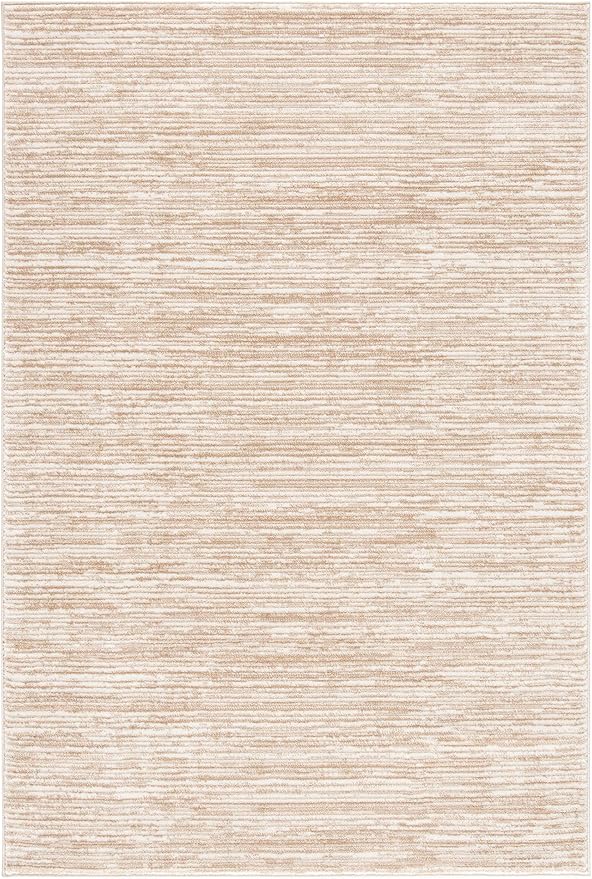 SAFAVIEH Area Rug 4x6 - Vision Collection - Cream, Modern Ombre Design, Non-Shedding & Easy to Clean, Ideal for Living Room, Bedroom, Dining Space (VSN606F)