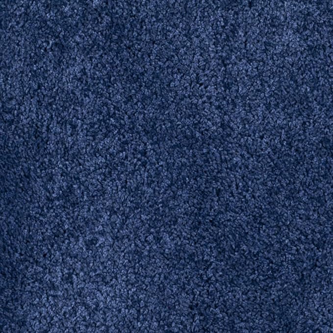 SAFAVIEH Milan Shag Collection 5'1" Square Navy SG180 Solid Non-Shedding Living Room Bedroom Dining Room Entryway Plush 2-inch Thick Area Rug