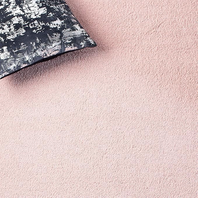 SAFAVIEH Pattern and Solid Collection Area Rug - 10' x 14', Pink, Non-Shedding & Easy Care, Ideal for High Traffic Areas in Living Room, Bedroom (PNS320-4406)