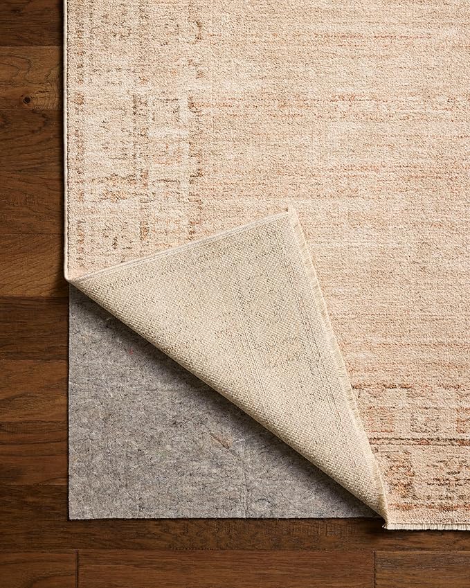Loloi Chris Loves Julia Palma Collection PLM-02 Spice/Natural 11'-6" x 15'-7" Area Rug Vintage Style Boho Living Room Bedroom Carpet