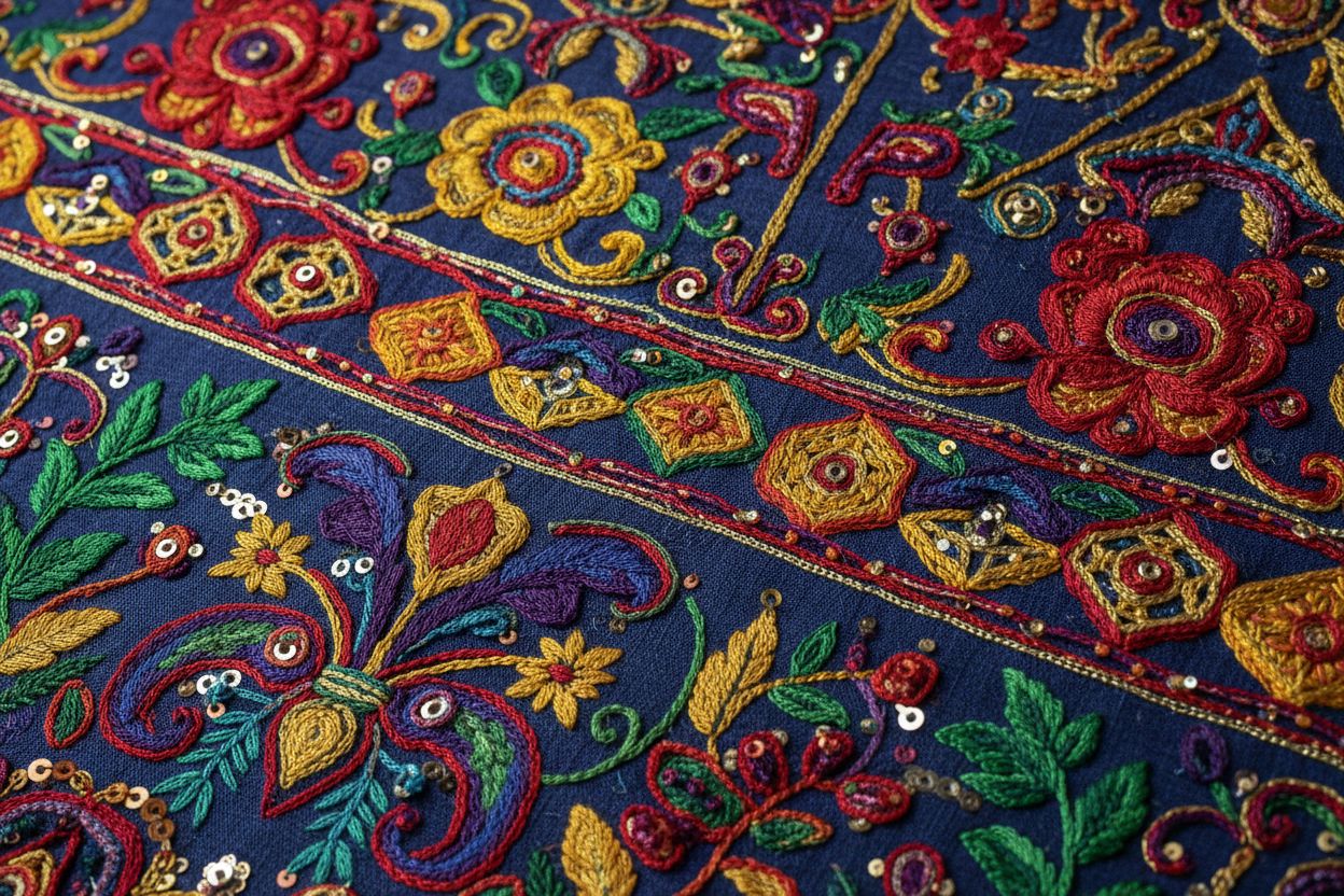 Embroidered Fabric