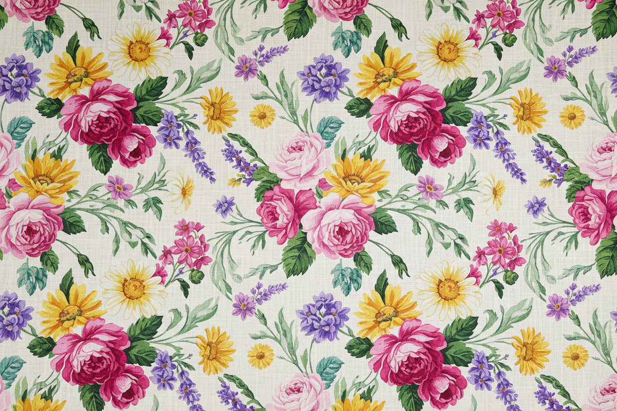 Floral Print Fabric