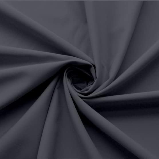 Ruffled Bed Skirt with Split Corners-Dust Ruffle - 14" Drop 100% Microfiber Soft,Sheen & Luxurious Look - Bed Skirts (Dark Grey -Twin)