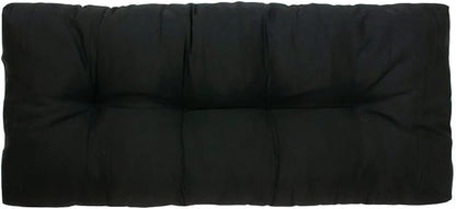 FUNHOME Outdoor Bench Cushion 42 x18 inch with Non-Slip Grips,Water Resistant Porch Swing Cushion,Bench Pillow Pads,Tufted Cushions for Patio Garden Furniture,42" Seat Cushions(Black)