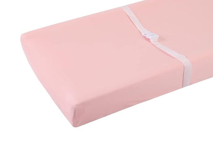Changing Pad Cover Set 3 Pack Jersey Knit Ultra Soft for Baby Boys Girls Floral/Grey Rabbit/Pink
