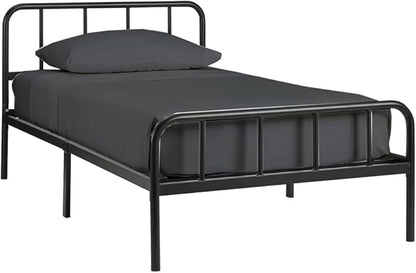 Lukeville's Cot Sheet 30" x 80", Daycare for Cot Size Mattress Sheets Pack of 2 Fitted Narrow Twin/Camp Bunk/Rvs Bunk/Trifold Mattress, Soft and PolyBlend Microfiber Cover for Toddler, Dark Grey
