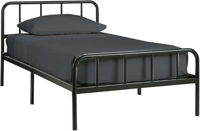 Lukeville's Cot Sheet 31" x 75", Daycare for Cot Size Mattress Sheets Pack of 2 Fitted Narrow Twin/Camp Bunk/Rvs Bunk/Trifold Mattress, Soft and PolyBlend Microfiber Cover for Toddler, Dark Grey