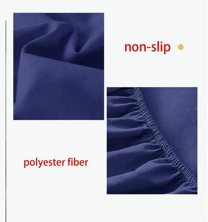 Queen Sheet Sets Air Mattress Sheets - 16 to 24 inch (Navy Blue, Queen)