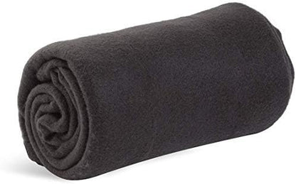 50x60 Throw Blankets, Ultra Soft Hypoallergenic Fleece Fall Throw Blanket for Livingroom, Couch, Chair, Bed, Black