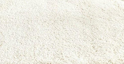 SAFAVIEH Milan Shag Collection Area Rug - 3' Round, Ivory, Solid Design, Non-Shedding & Easy Care, 2-inch Thick Ideal for High Traffic Areas in Living Room, Bedroom (SG180-1212)