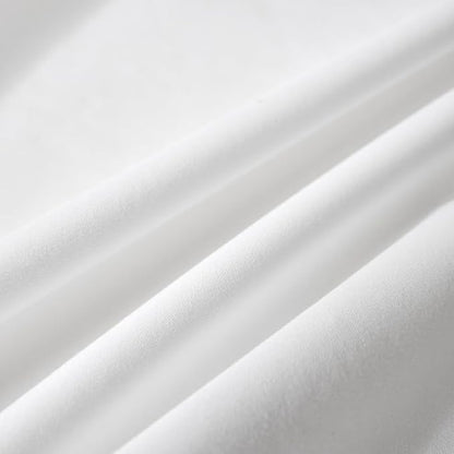 WenBags Lightweight Waterproof Flat Sheet 90 * 98 Inches King Size-Mattress Protector for Bed & Couch, Pet Hair Resistant Cover Ideal for Dogs & Cats, Perfect for Hotels & Hospitals(White)
