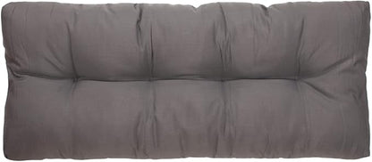 FUNHOME Outdoor Bench Cushion 48 x18 inch with Non-Slip Grips,Water Resistant Porch Swing Cushion,Bench Pillow Pads,Tufted Cushions for Patio Garden Furniture,48" Seat Cushions(Granny Gray)