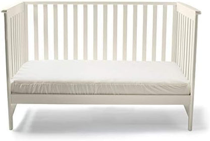 Naturepedic Organic Waterproof Crib Mattress Pad, Skin Friendly, Breathable & Absorbent Crib Mattress Protector - Removable Protector Pad for Baby and Toddler Beds - Fitted for Standard Baby Crib Size