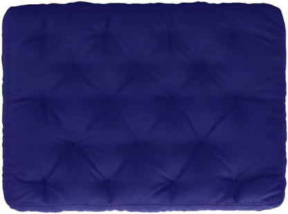 Royal Sleep Products by The Futon Factory 6 inch Foam Futon Mattress - Solid Royal Blue Cover - Full Size - CertiPUR Certified Foams - Made in USA - (Frame not Included)