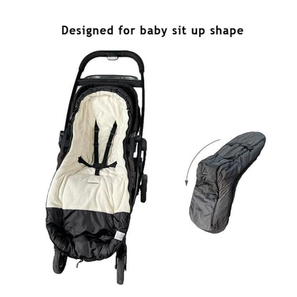 CozyMe Stroller Footmuff - Adjustable Winter Stroller Blanket Evolution for Toddler, Multi Purpose Fleece Lined Warm Hooded Bunting Bag for Baby, Water Repellent | (6M - 4T)
