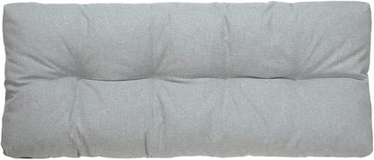 FUNHOME Outdoor Bench Cushion 45 x18 inch with Non-Slip Grips,Water Resistant Porch Swing Cushion,Bench Pillow Pads,Tufted Cushions for Patio Garden Furniture,45" Seat Cushions(Light Gray)