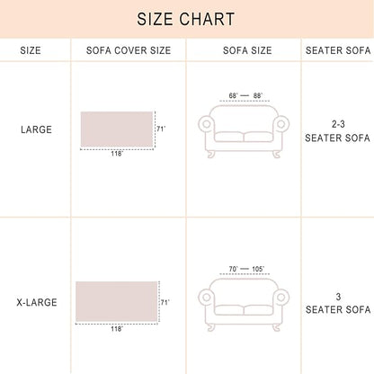 Green Couch Cover Blanket Cute Geometrical Jacquard Washable Sofa Cover for Extra Large Furniture for 3 Cushion Sofa L Shaped Sectional Couch Blanket 71"x 118"