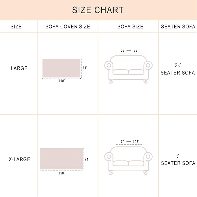 White Couch Cover Blanket Cute Geometrical Jacquard Washable Sofa Cover for Extra Large Furniture for 3 Cushion Sofa L Shaped Sectional Couch Blanket 71"x 134"