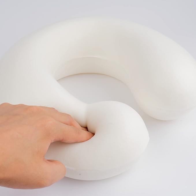 Niuniu Daddy Neck Pillow for Traveling, Pure Memory Foam Travel Neck Support Pillows for Airplane, Car Headrest Sleep - Age 8+ Children Kids Including Adults - Unicorn Travel Pillow
