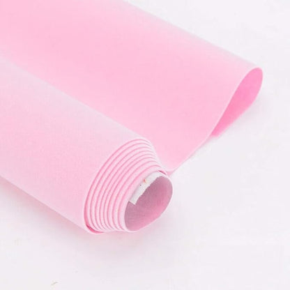 Taogift Self Adhesive Pink Velvet Flock Jewelry Drawer Liner Furniture Sticker Paper for Shelves Drawer Dresser Cabinets Jewlery Displays Arts Crafts Decor 17.7x98 Inches