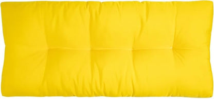 FUNHOME Outdoor Bench Cushion 42 x18 inch with Non-Slip Grips,Water Resistant Porch Swing Cushion,Bench Pillow Pads,Tufted Cushions for Patio Garden Furniture,42" Seat Cushions(Yellow)