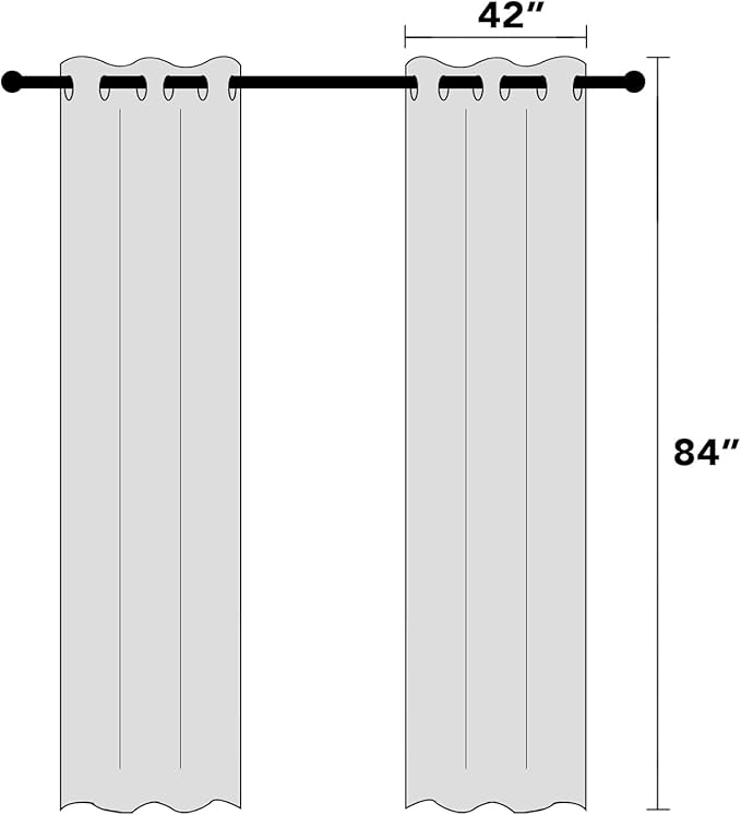 PrinceDeco Linen 100% Blackout Curtains 84 Inches Length 2 Panels Set Grommet Linen Textured Curtains for Bedroom Soundproof Window Treatment Drapes with White Liner, 42" Wide Per Panel, Washed Spice