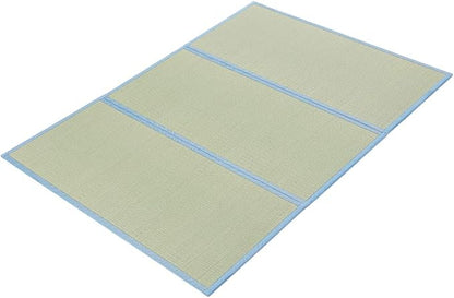 MustMat Tatami Mat Japanese Floor Mattress Queen Size Tatami Bed Folding Mattress Rush Grass (Queen)