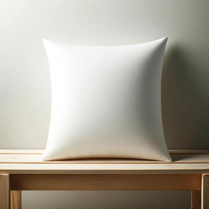 16 x 16 inches Pillow Inserts, Set of 4 Hypoallergenic Brushed Microfiber Liner Down Alternative Filled Square Cushion Throw Pillow