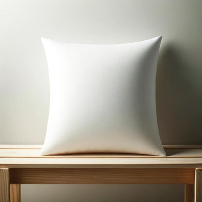 16 x 16 inches Pillow Inserts, Set of 4 Hypoallergenic Brushed Microfiber Liner Down Alternative Filled Square Cushion Throw Pillow