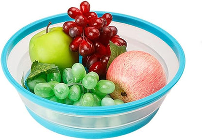 Collapsible Microwave Splatter Cover, 10.5 Inch, Dishwasher-safe, Microwave Plate Cover With Steam Vent，BPA-Free Silicone & Plastic (Light yellow)