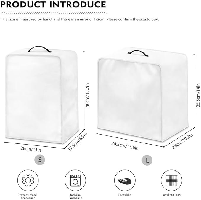Mumeson Coffee Cup Print Coffee Maker Cover, Blender Dust Cover Juice Machine Protector Covers Kitchen Appliance Case Kitchen Tool with Top Handle