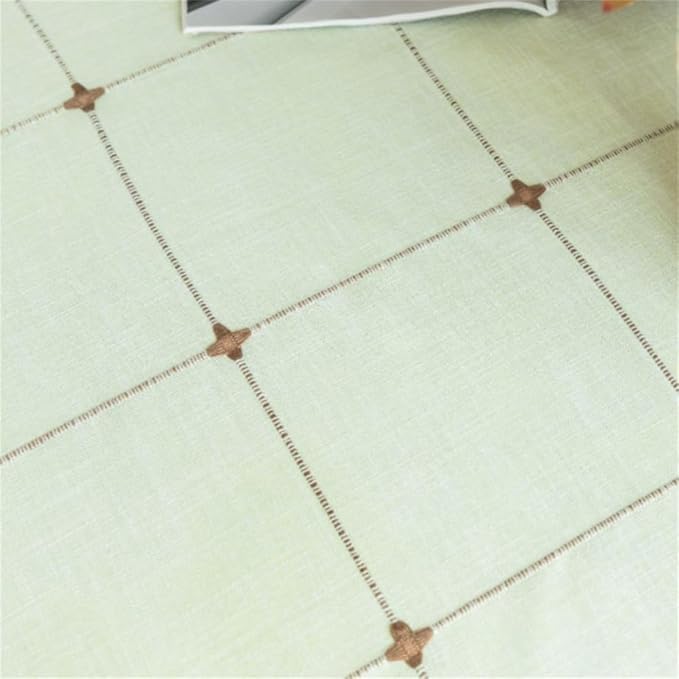 Simple Bedside Table Tassel Cover Cloth, Tablecloth Cover Towel, Suitable for Bedside Table TV Microwave Washing Machine Refrigerator Dust Cover (palegreen, 15.7 * 35.4 inches)