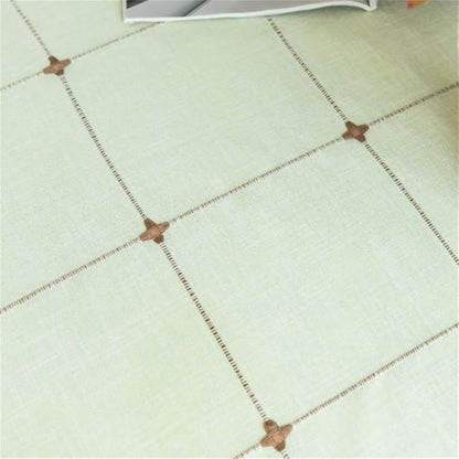 Simple Bedside Table Tassel Cover Cloth, Tablecloth Cover Towel, Suitable for Bedside Table TV Microwave Washing Machine Refrigerator Dust Cover (palegreen, 15.7 * 35.4 inches)