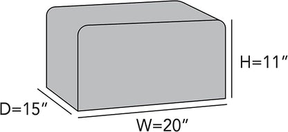 Covermates Keepsakes - Rectangular Appliance Cover - Dust Protection - Stain Resistant - Washable - Appliance Cover, Bronze