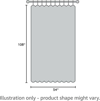 MIULEE 2 Panels Solid Color Sheer Window Curtains Elegant Window Voile Panels/Drapes/Treatment for Bedroom Living Room (54X108 Inches Beige)