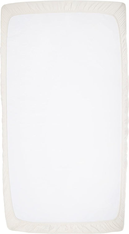 Organic Cotton Crib Sheets - GOTS Certified, Non-Toxic, All-Natural and 100% Cotton Breathable Fitted Crib Sheets - Hypoallergenic, Luxurious, Gentle and Safe Crib Sheets (1 Pack)